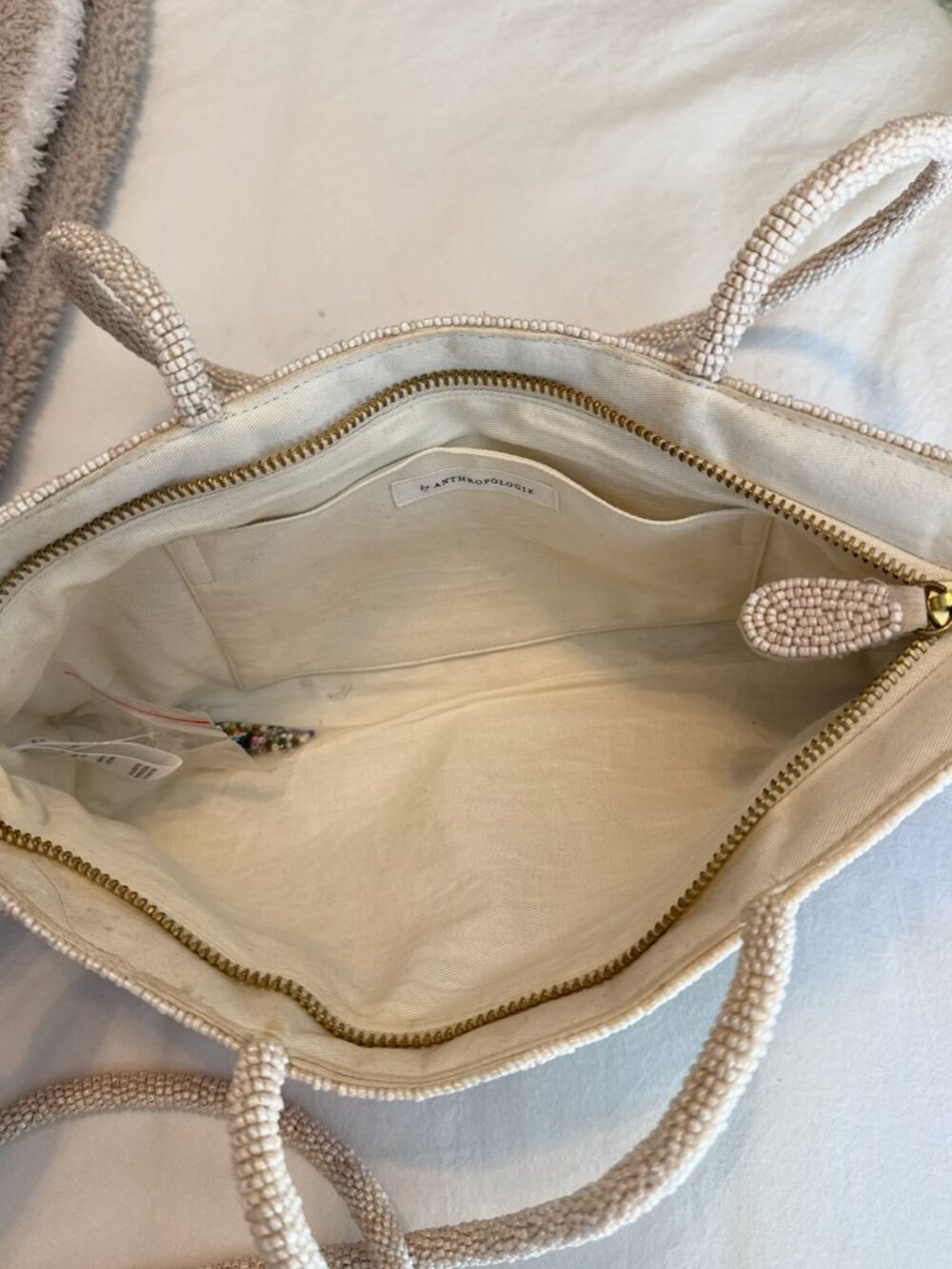 Anthropologie Beaded East West Shoulder Bag - Picture 3 of 3